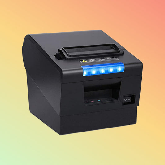 TOTALPOS H-D810L Kitchen 80mm POS Thermal Receipt Printer with Built-in LED and beeper