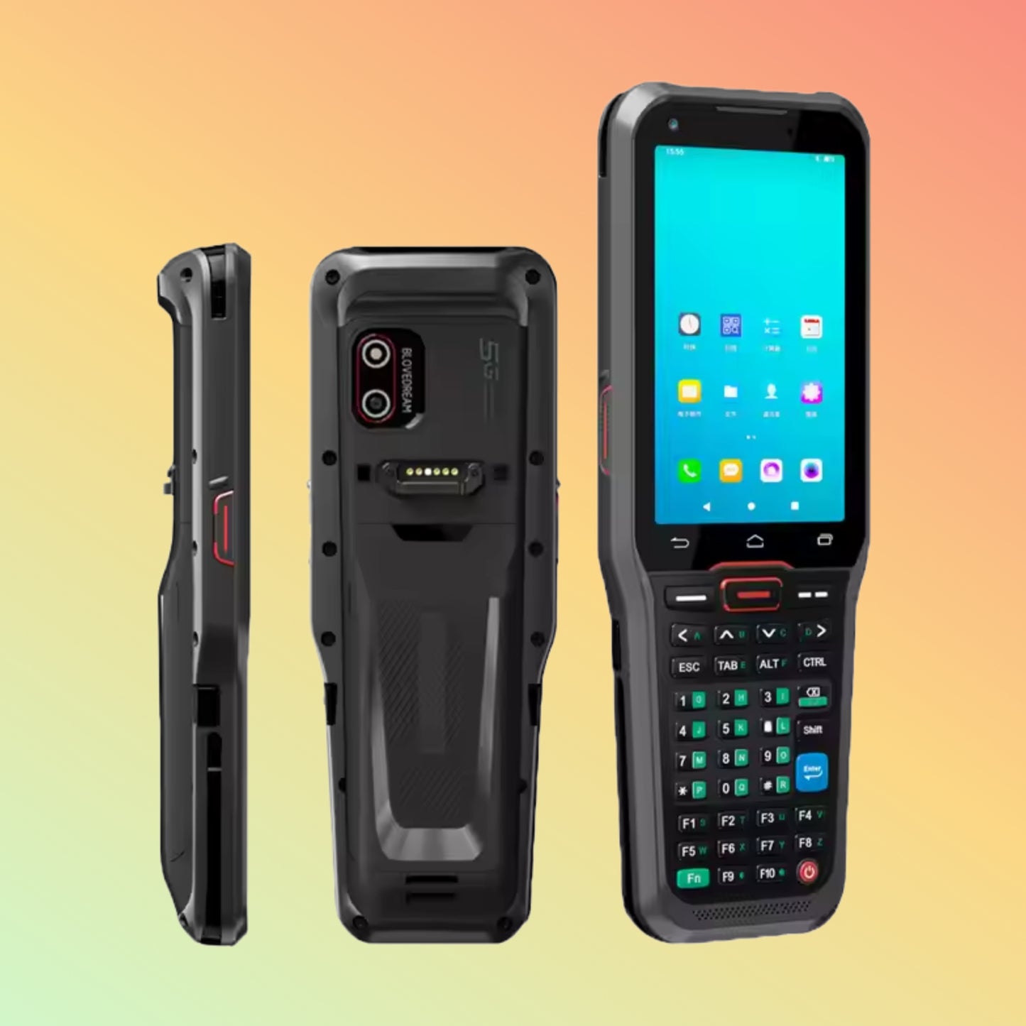 ST327 Rugged Android PDA: 4G, NFC, Barcode Scanner, In Stock