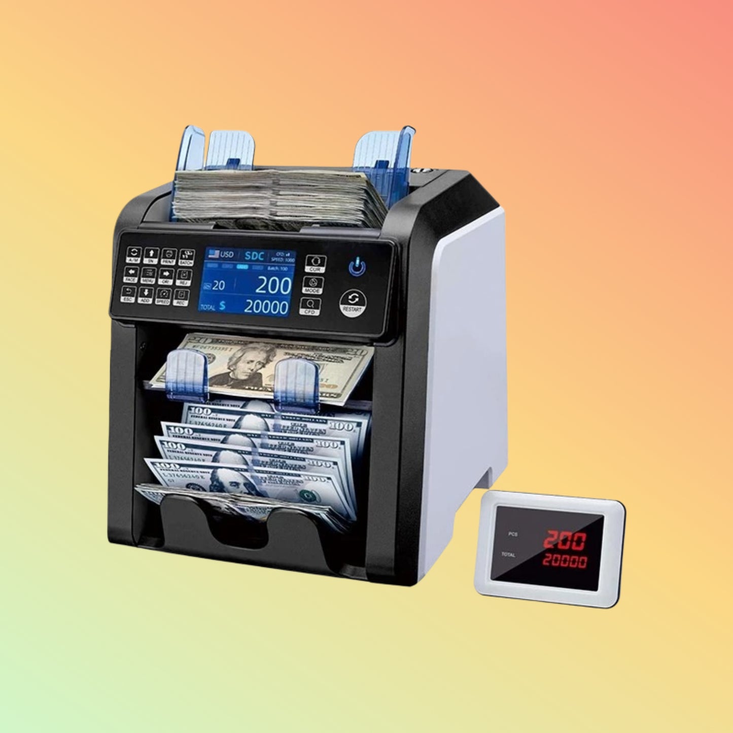 Ocom (OCBC-950) Dual CIS Multi Currency Counter