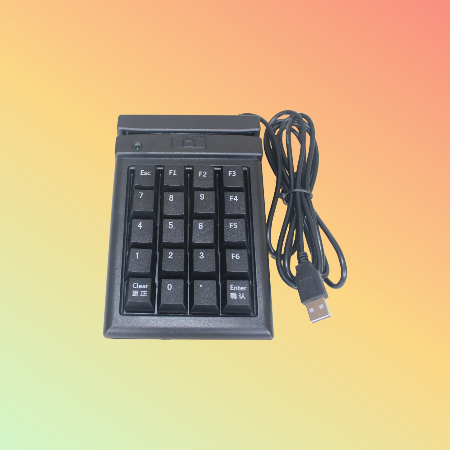 Ocom (KB20R) 20keys Key Pad with Triple Tracks Magnetic Card Reader
