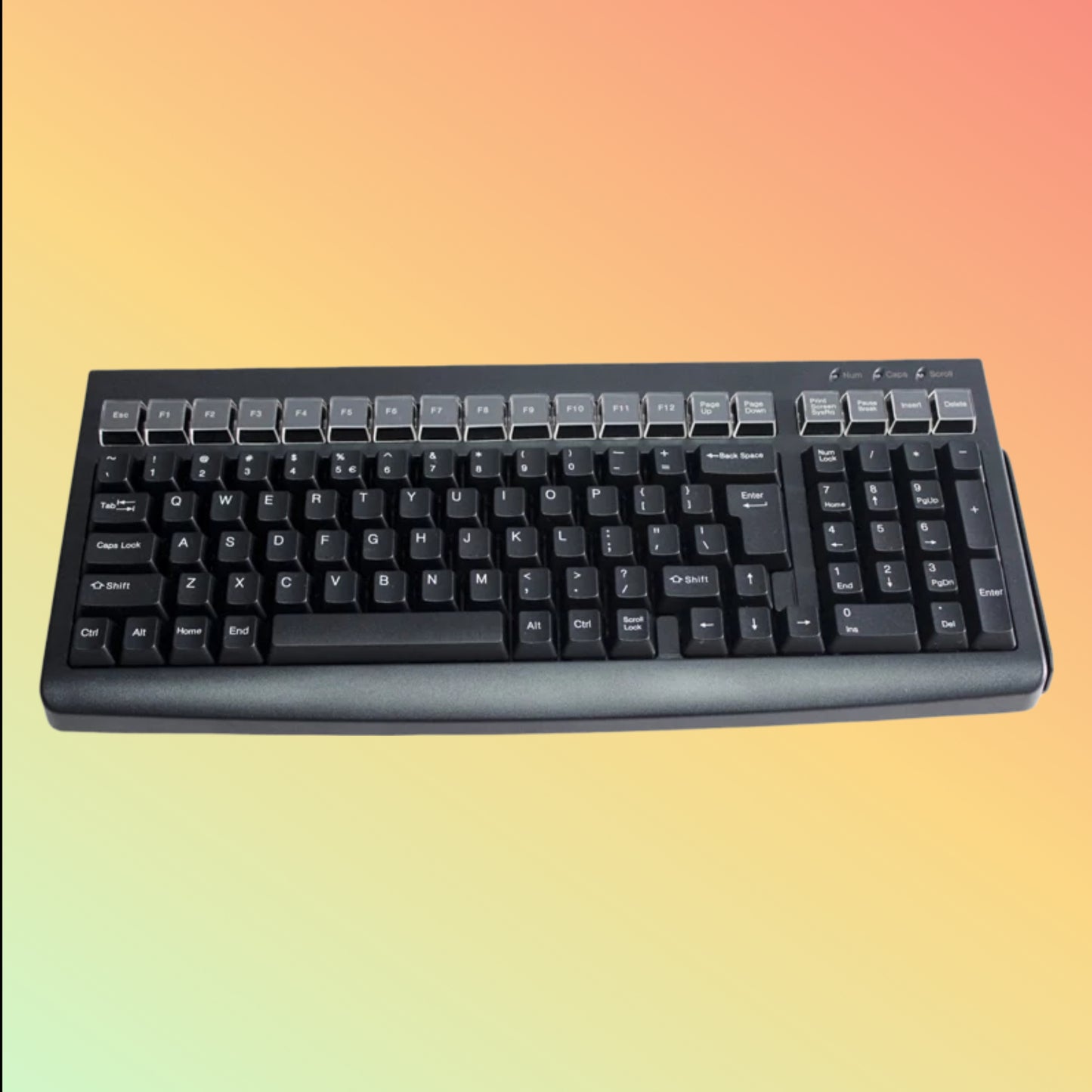 Ocom (KB101) 101 Keys Keyboard with Optional Magnetic Card Reader