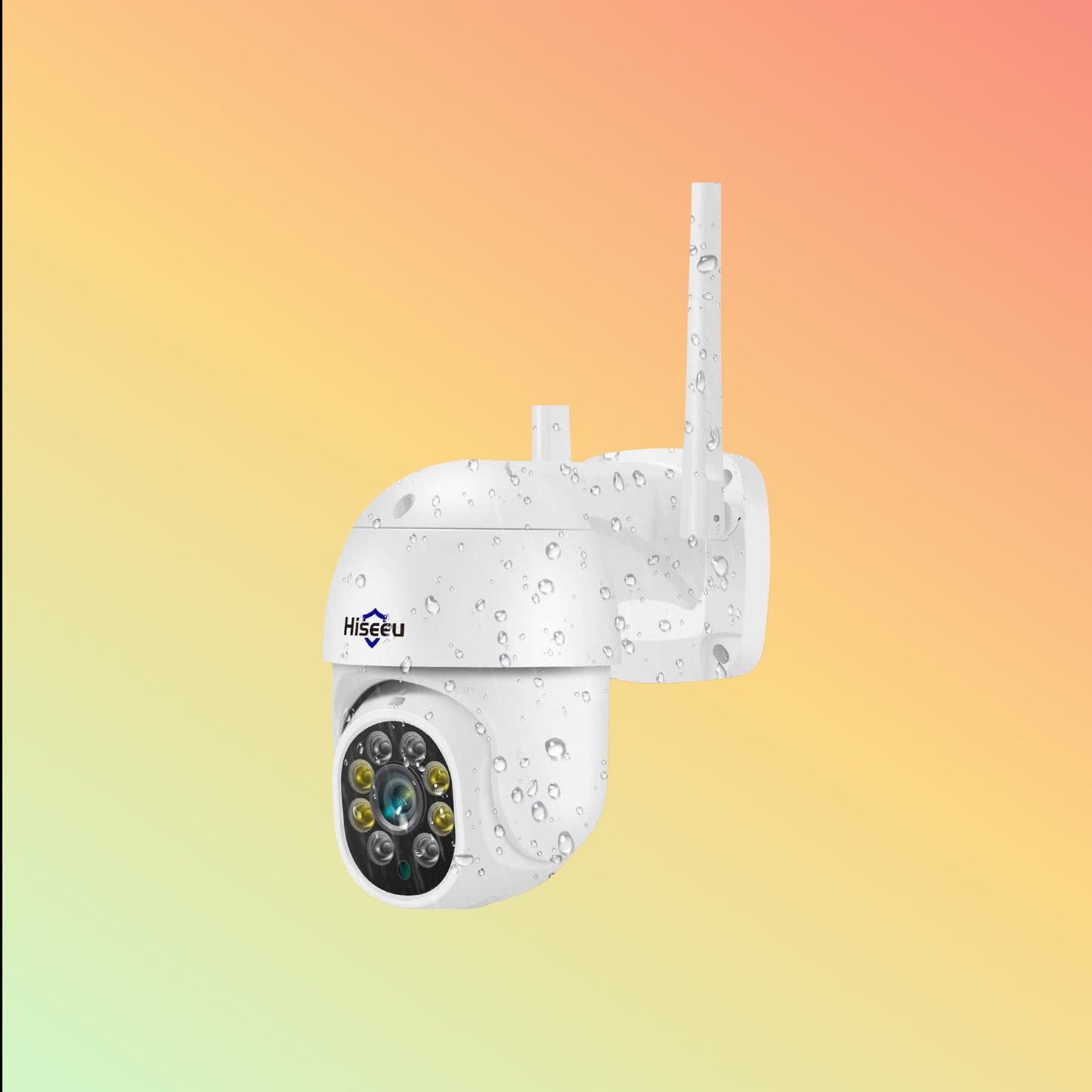 Hiseeu 5MP PTZ 𝟯𝟲𝟬° 𝙑𝙞𝙚𝙬 Security Camera Outdoor with IP66 Waterproof
