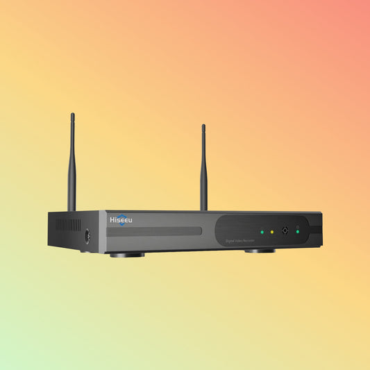 Hiseeu 16CH 3MP/1080P/960P Network Video Recorder for Hiseeu Wireless Security Camera Systems, without HDD