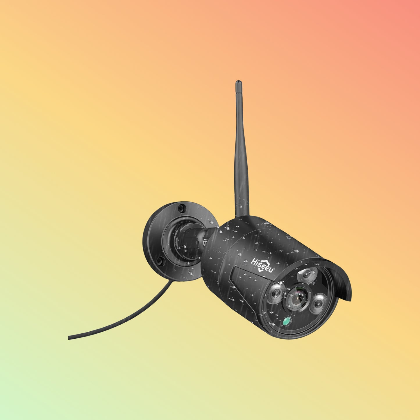 Hiseeu 3MP Wireless Security System – 2K, 4K NVR, 1TB HDD, 100ft Range