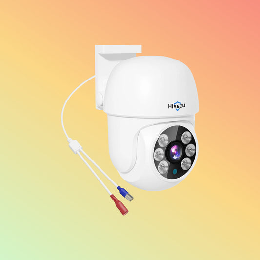 Hiseeu Wired 5MP AHD PTZ Analog Home Dome Security Camera 100ft IR Clear Night Vision