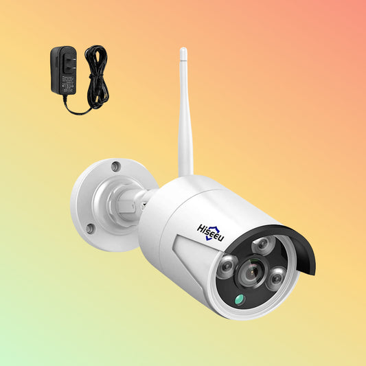 Hiseeu 5MP Wireless Security Camera Wifi Outdoor With 2-Way Audio