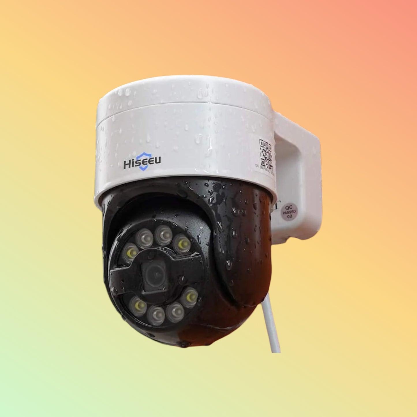 Hiseeu 5MP PTZ PoE Security System – 4K 12" NVR, 330° View, 3TB HDD