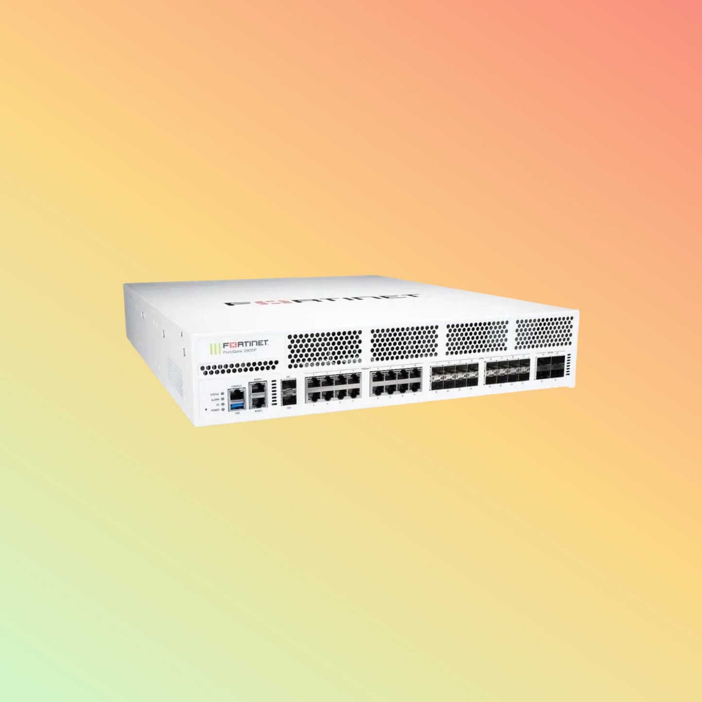 Fortinet FG-1800F NGFW – 198Gbps, AES-256, TLS 1.3, 10K VPN, 16 Ports