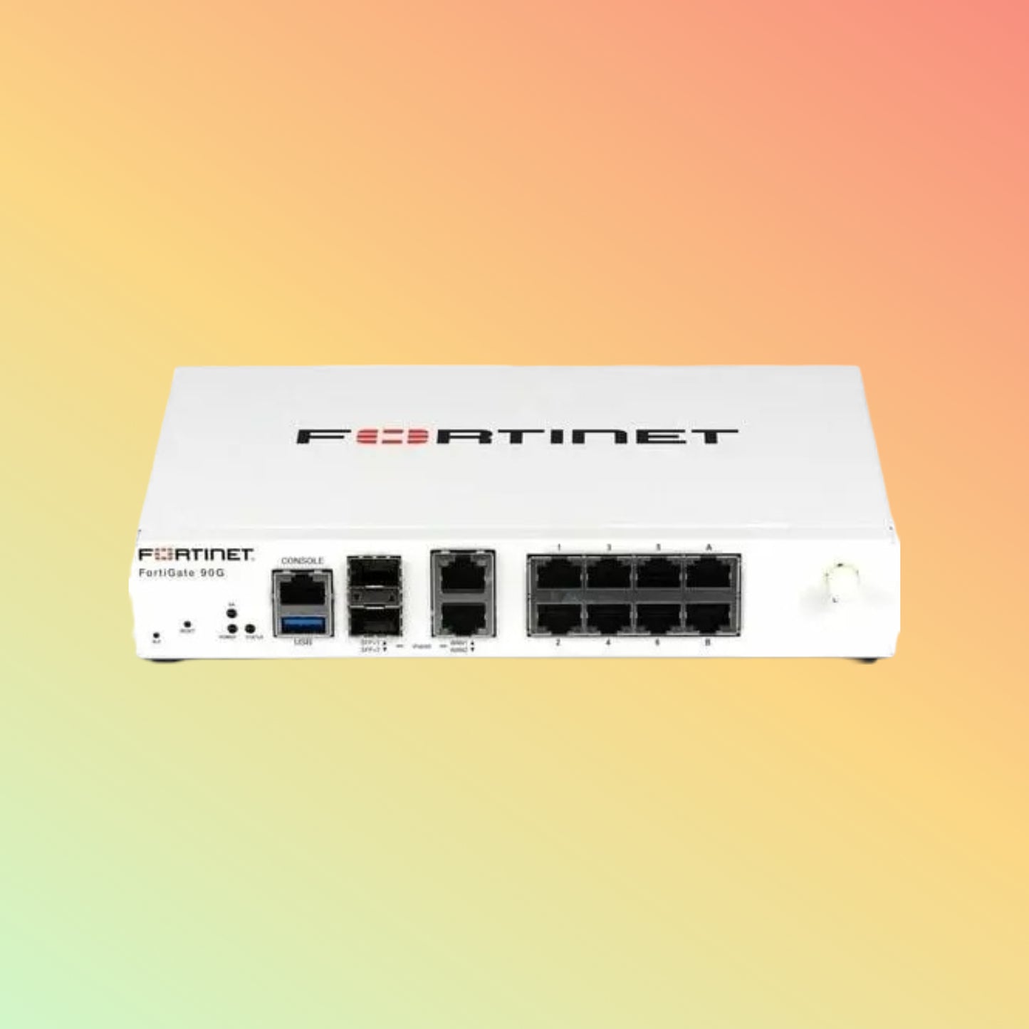 Fortinet FG-90G NGFW, 27.9Gbps, Content Security, 2500 VPN, 10 Ports