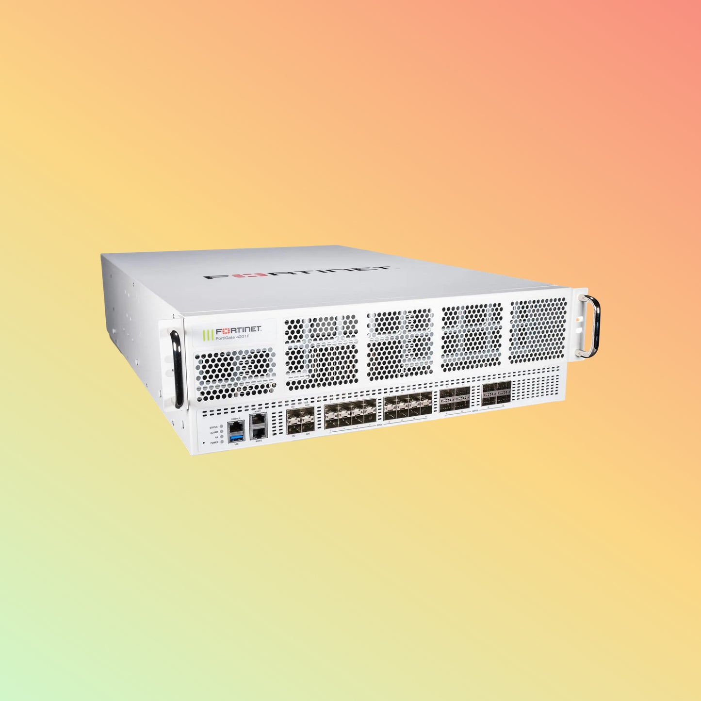Fortinet FG-4200F – 800Gbps, AES-256, 30K VPN, TLS 1.3, 26 Slots