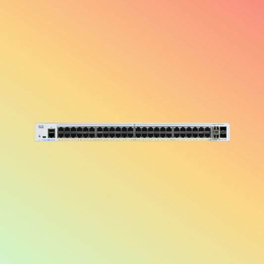 Cisco C1000-48T-4G-L – 48 RJ45, 4 SFP, 1 LAN, 1 USB-A