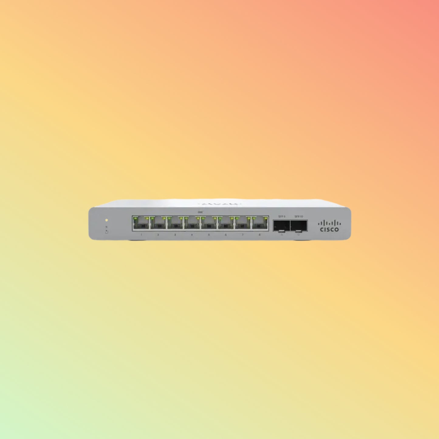Cisco Meraki MS120 – 20Gbps, 14.88Mpps, 8 RJ45, 2 SFP Ports