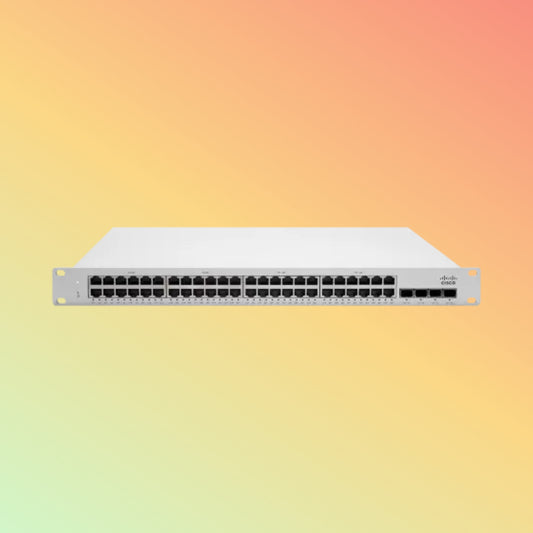 Cisco Meraki MS225 – 176Gbps, 127.98Mpps, 48 RJ45, 4 SFP+ Uplinks