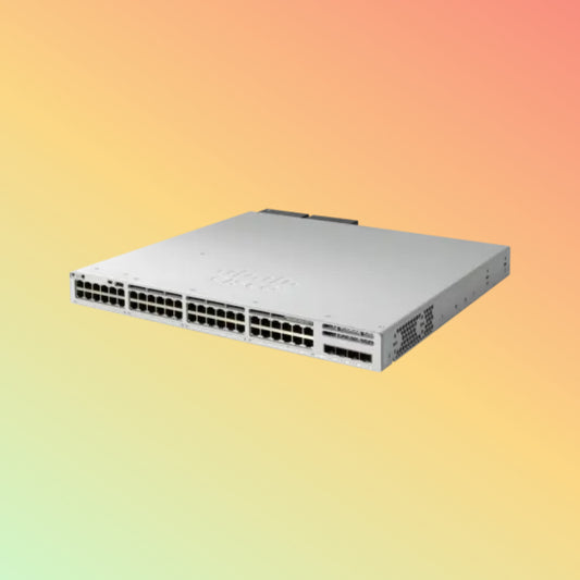 Cisco Catalyst C9300L – 104Gbps, 77.38Mpps, 48 RJ45, 4 SFP Uplinks