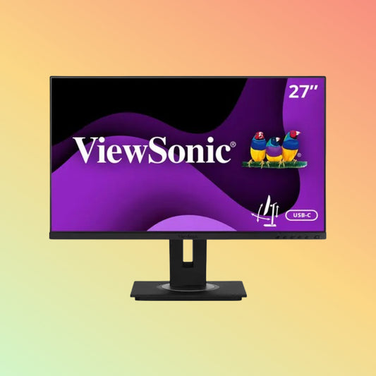 VIEWSONIC VG2755 Monitor - 27" FHD (1920 x 1080), IPS, Tilt, Height, Swivel, Pivot, HDMI, USB-C, VGA, DP, 250nits, 60Hz