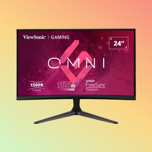 VIEWSONIC VX2418C Gaming Curved Monitor - 24" FHD (1920 x 1080), VA, Tilt, HDMI, DP, 250 nits, 165 Hz