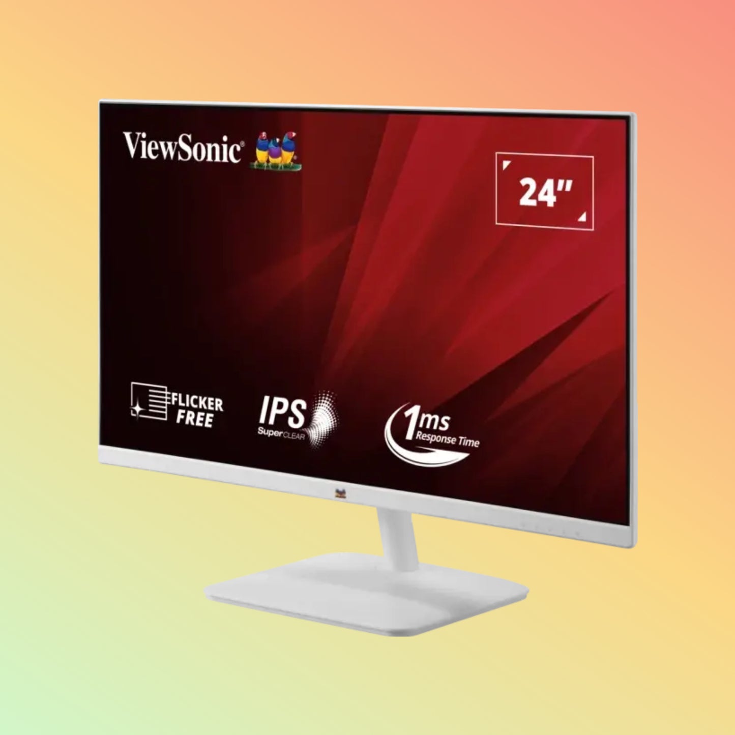 VIEWSONIC VA2432-H-W Monitor - 24" FHD (1920 x 1080), IPS, Tilt, HDMI, VGA, 250nits, 100Hz