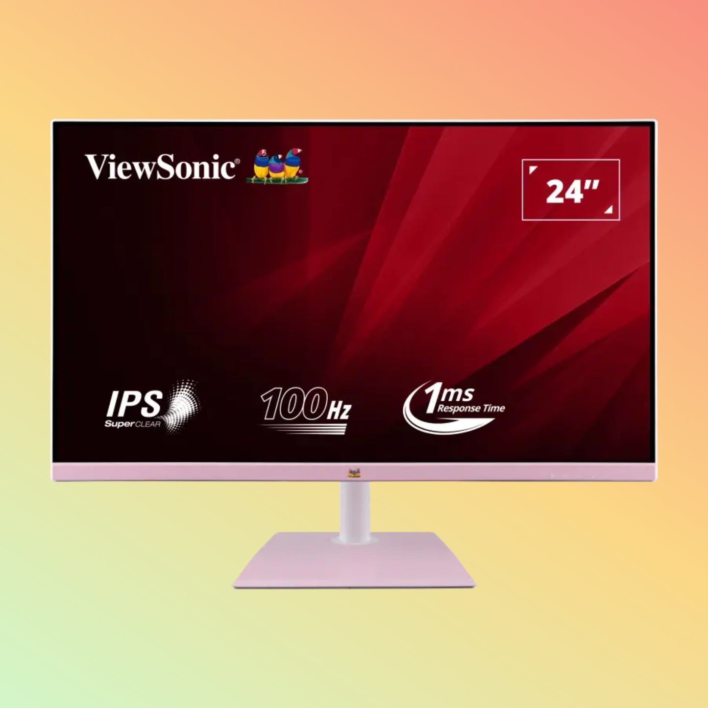 VIEWSONIC VA2436-H-PN Monitor - 24" (1920 x 1080), IPS, Tilt, HDMI, VGA, 250nits, 100Hz