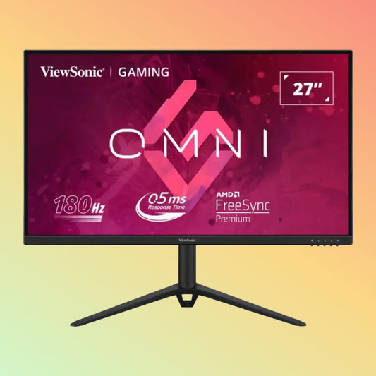 VIEWSONIC VX2728J Gaming Monitor - 27" FHD (1920 x 1080), IPS, Tilt, Swivel, Height, Pivot, HDMI, DP, 250nits, 180Hz