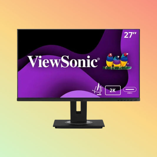 ViewSonic VG2756A-2K 27" QHD Monitor – 2560x1440, IPS, USB-C, 350nits, 60Hz, HDMI/DP