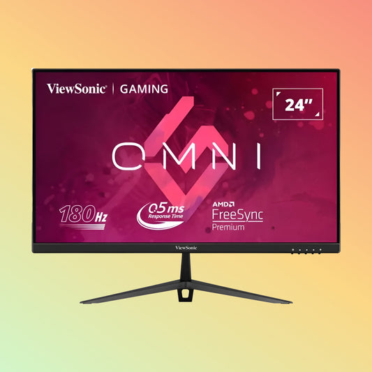 VIEWSONIC VX2428 Gaming Monitor - 24" FHD (1920 x 1080), IPS, Tilt, HDMI, DP, 250nits, 180Hz