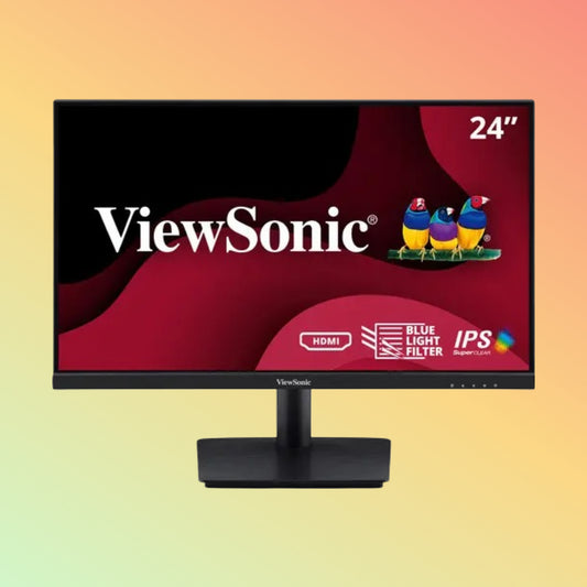 VIEWSONIC VA2409M Monitor - 24" FHD (1920 x 1080), IPS, Tilt, HDMI, VGA, 250nits, 75Hz