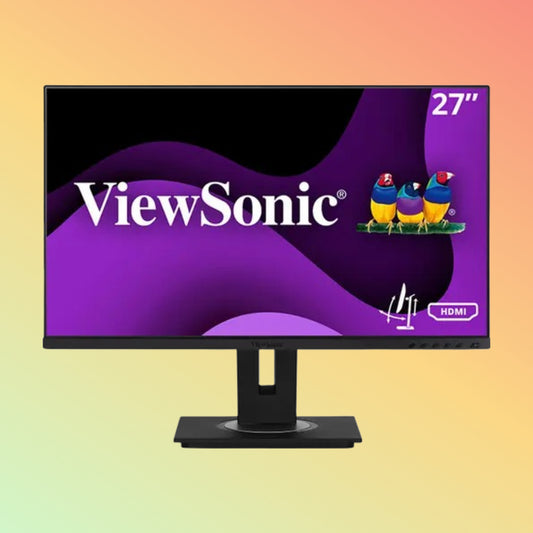 VIEWSONIC VG2748A Monitor - 27" FHD (1920 x 1080), IPS, Height, Tilt, Swivel, Pivot, HDMI, DP, VGA, 250nits, 60Hz