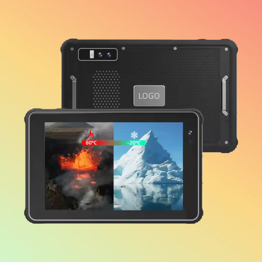 Wholesale OEM H8 8-Inch Android Octa Core Dual Sim Rugged LTE Tablet with Fingerprint Wifi 5G Stand Holder for Industrial Use