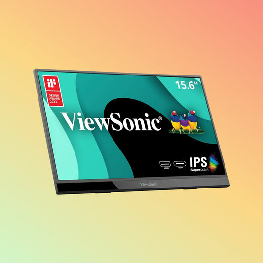 VIEWSONIC VX1655 Portable Monitor - 16" FHD (1920 x 1080), IPS, Tilt, Mini HDMI, USB-C, 250 nits, 60 Hz