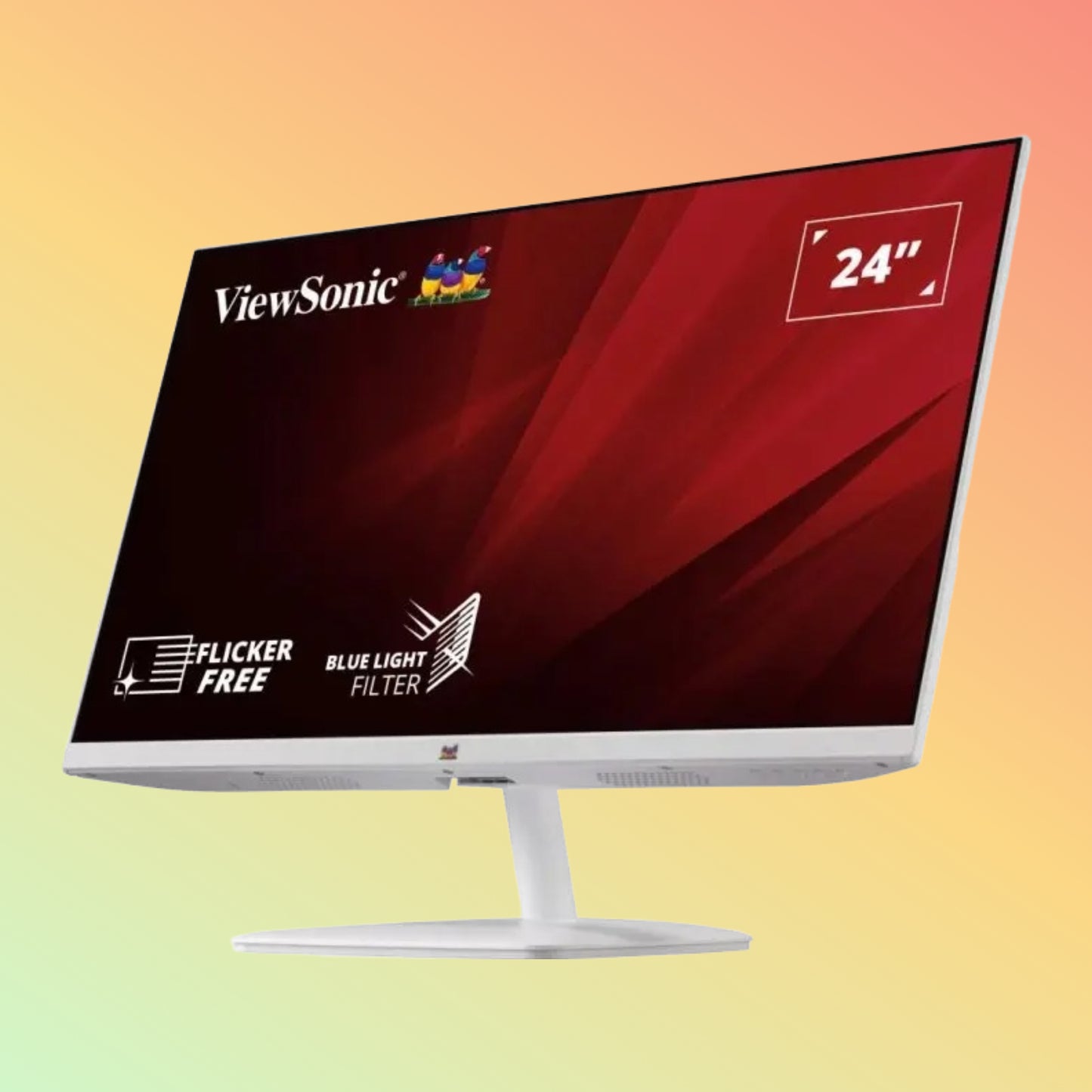 VIEWSONIC VA2430-H-W-6 Monitor - 24" FHD (1920 x 1080), VA, Tilt, HDMI, VGA, 250nits, 60Hz