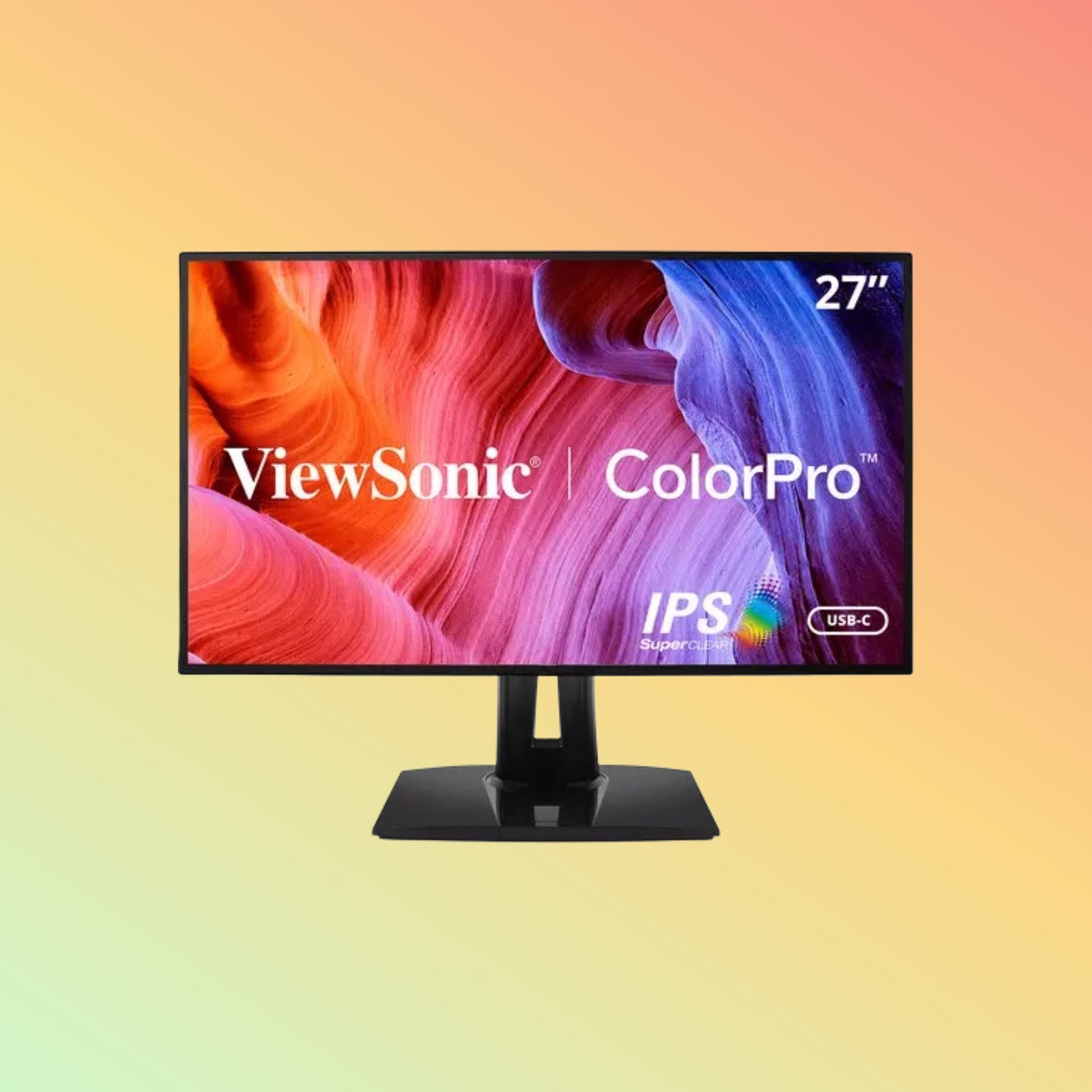 VIEWSONIC VP2768A Monitor - 27" QHD (2560 x 1440), IPS, Tilt, Height, Swivel, HDMI, DP, USB-C, 350nits, 60Hz