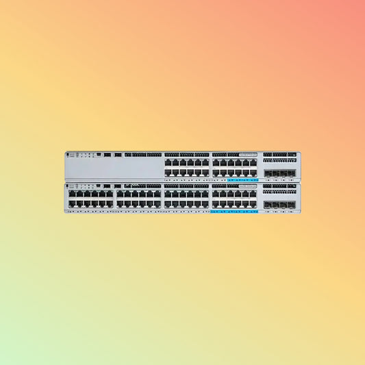 Cisco Catalyst C9200L – 392Gbps, 291.66Mpps, 740W PoE, 48 RJ45, 4 SFP+ Uplinks