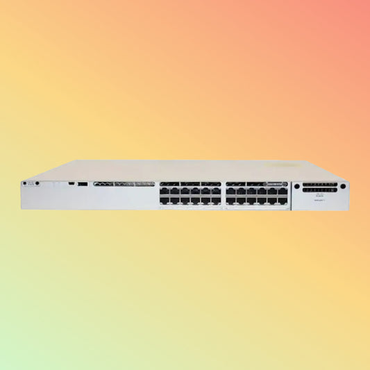 CISCO Catalyst C9300 Managed Switch - 208 Gbps Switching Capacity, Throughput up to 154.76 Mpps, 24 x RJ45