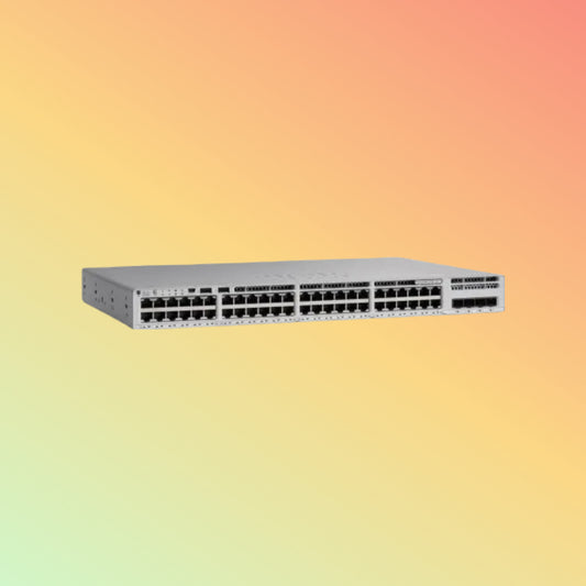 CISCO Catalyst C9200L-48P-4G-E Switch - 104 Gbps Switching Capacity, Throughput up to 154.76 Mpps, 48 x RJ45, With Network Essentials