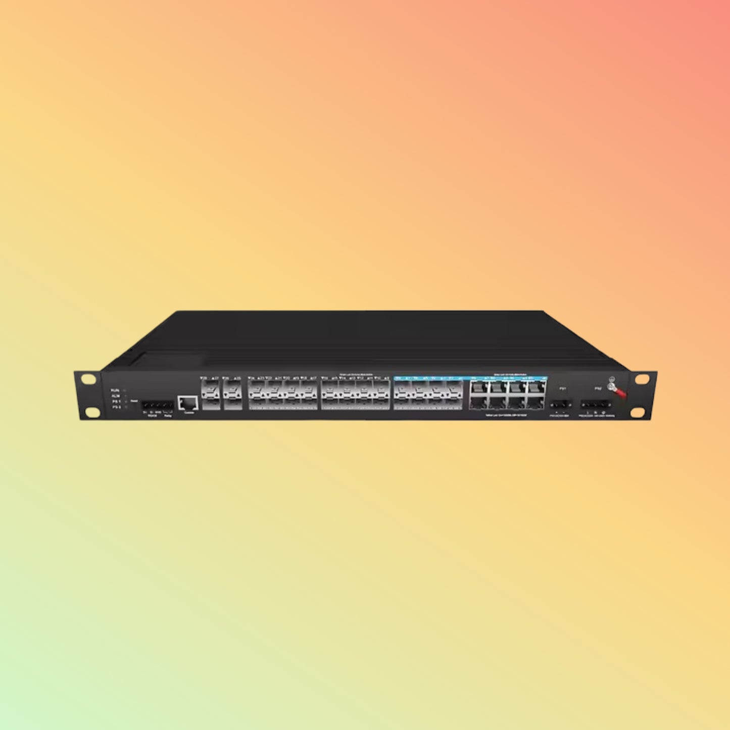 Gigabit 24 26 28 48 52 Ports Web System 1U Gigabit Switch Managed Industrial Poe Network Switches with Spf Combo Port