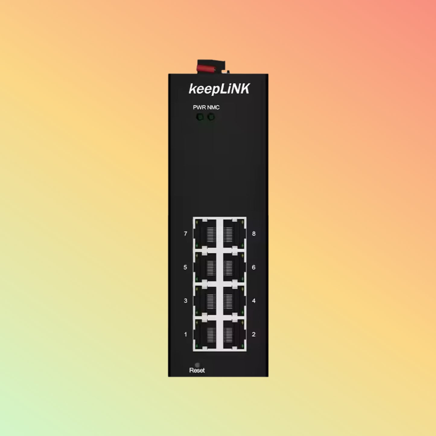 Manufactures Gigabit 8 Port Ethernet Industrial Managed Switch SNMP Web Managed