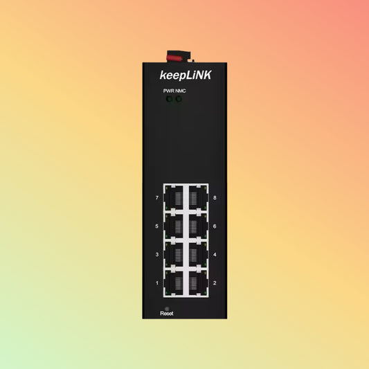 Manufactures Gigabit 8 Port Ethernet Industrial Managed Switch SNMP Web Managed