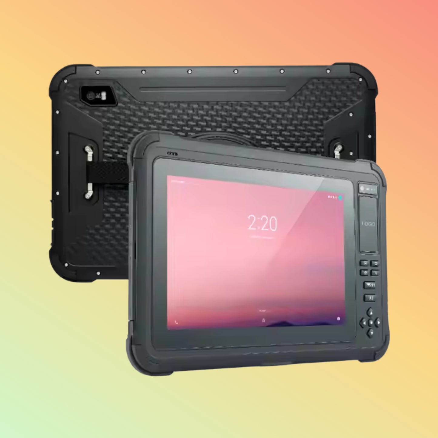 OEM/ODM S101 10.1\" Industrial PC Tablet 4G WiFi 14600mAh Battery Fingerprint Access Android 500 nit Rugged Wristband for