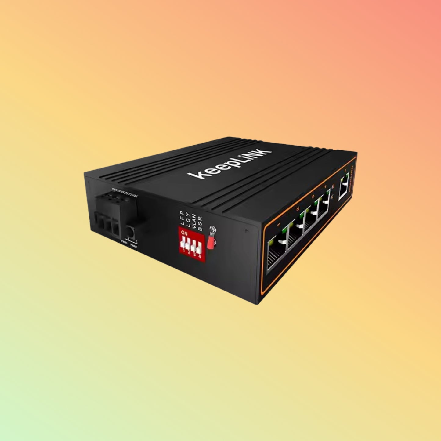 Factory Wholesale 5 Port Poe Switch Industrial Ethernet 10/100/1000mbps Unmanaged Gigabit Ethernet Switch for Outdoor Project