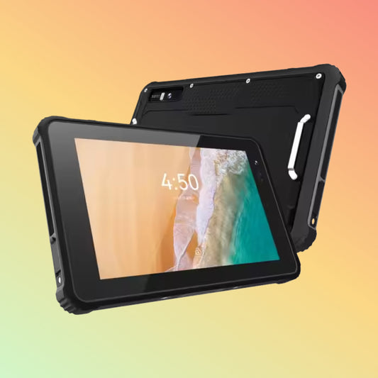 OEM/ODM L8 Factory 8 Inch Industrial Android Rugged Tablet Pc Qr Barcode Scanner NFC Module 4G Wifi 6+64GB Octa Core Qr Barcode