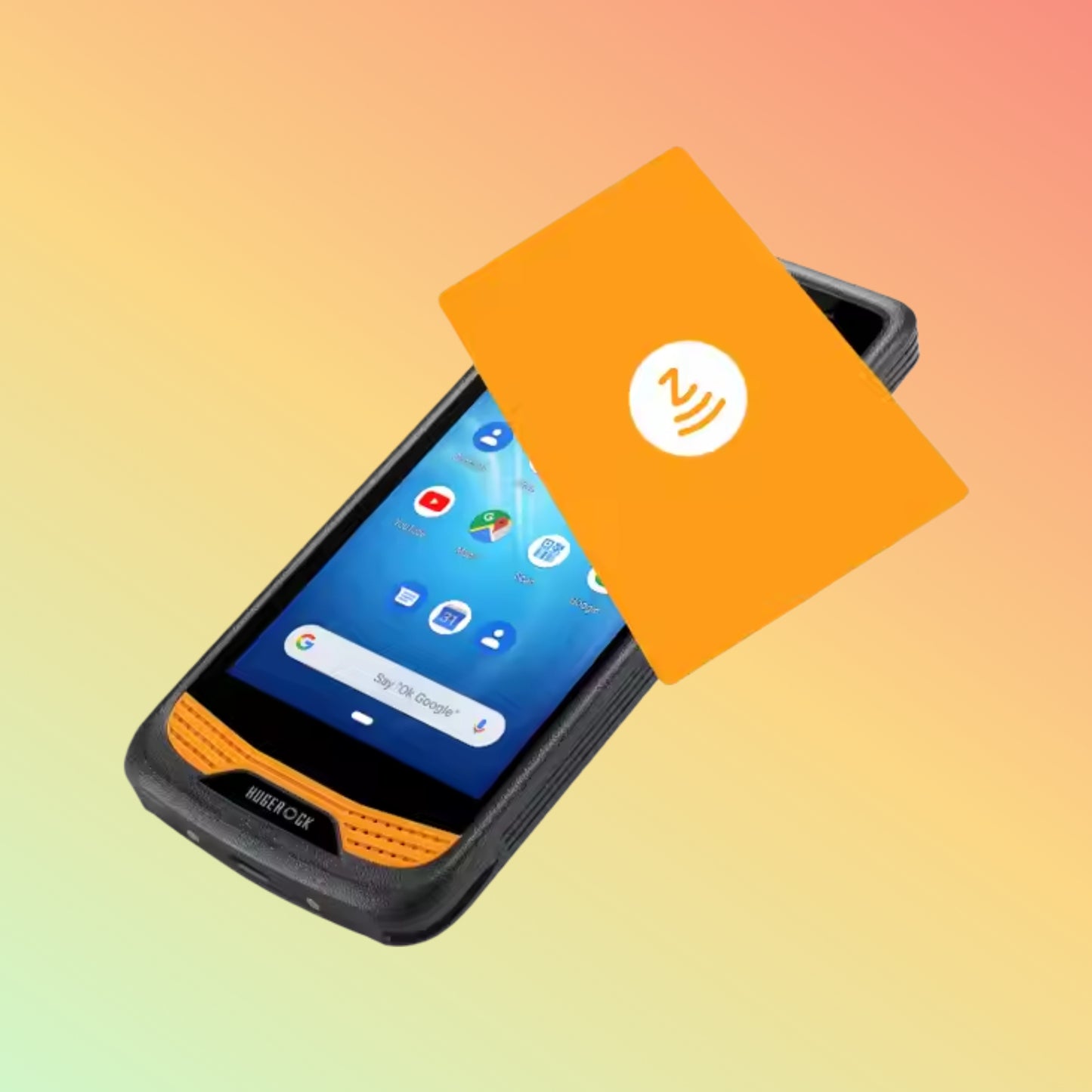 OEM R36A 5.5 Inch Industrial Android PDA NFC Module UHF RFID 450 Nits Sunlight Readable Rugged 1440*720 Resolution Stock