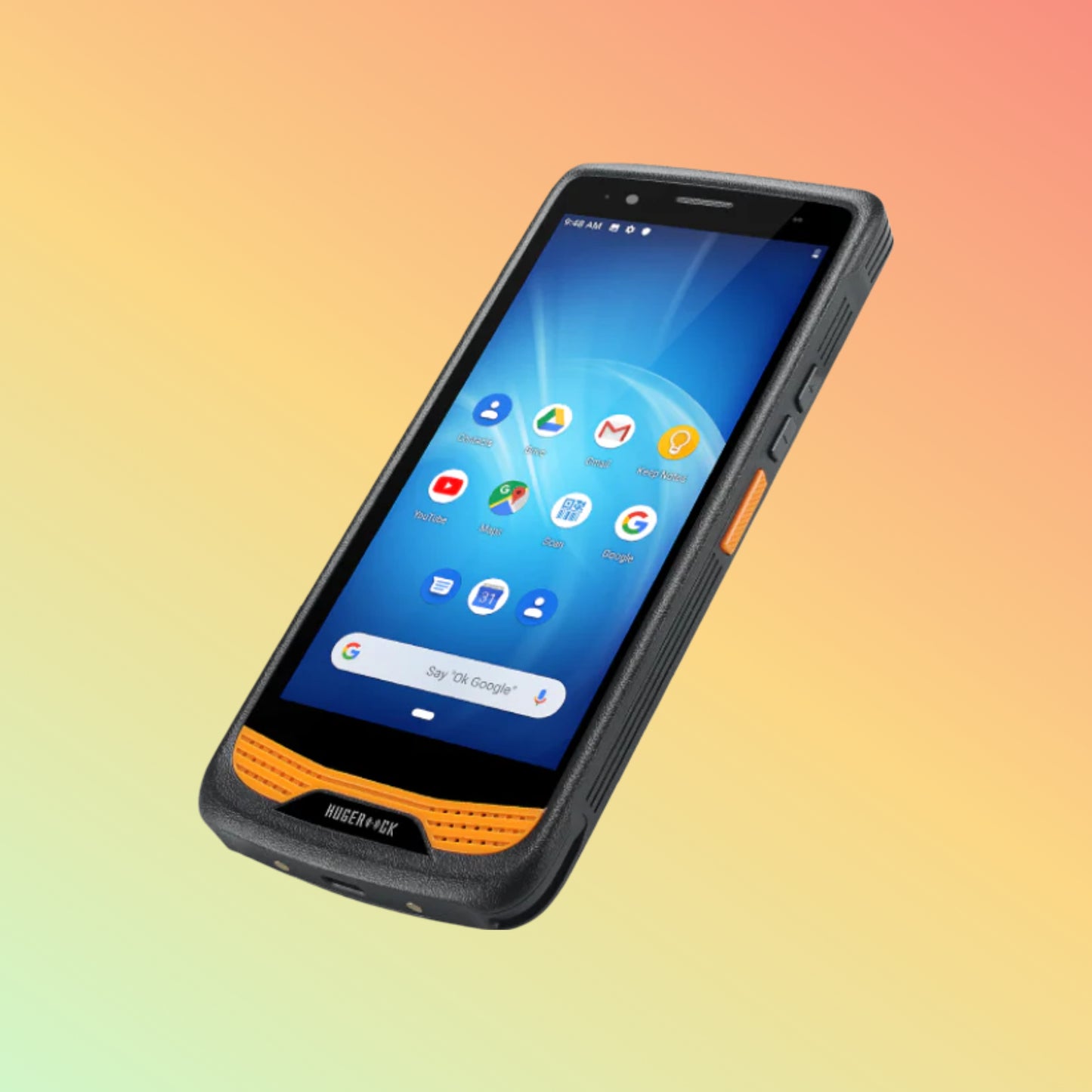 OEM R36A 5.5 Inch Industrial Android PDA NFC Module UHF RFID 450 Nits Sunlight Readable Rugged 1440*720 Resolution Stock