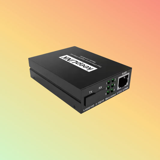 Gigabit Fiber to Ethernet Converter – SC/FC/ST, Unmanaged, Industrial