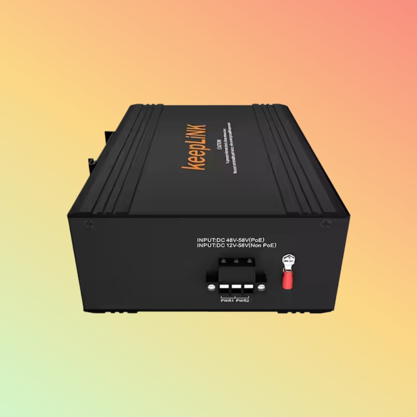 DIN Rail 10/100/1000M Gigabit PoE 8 Port Industrial Media Converter