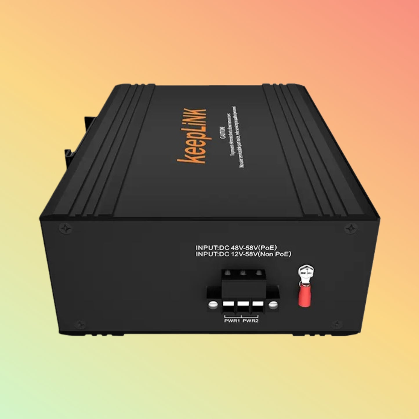 Industrial Grade Network 8 Port Gigabit Ethernet Media Converter PoE