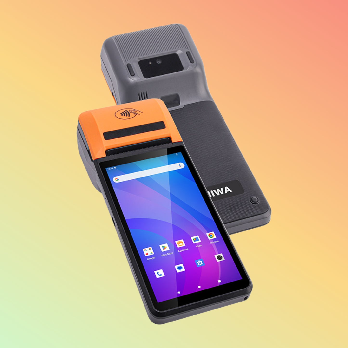 Uniwa V4P 6 Inch 4G NFC PDA Android 13 Handheld Android POS Terminal with Printer