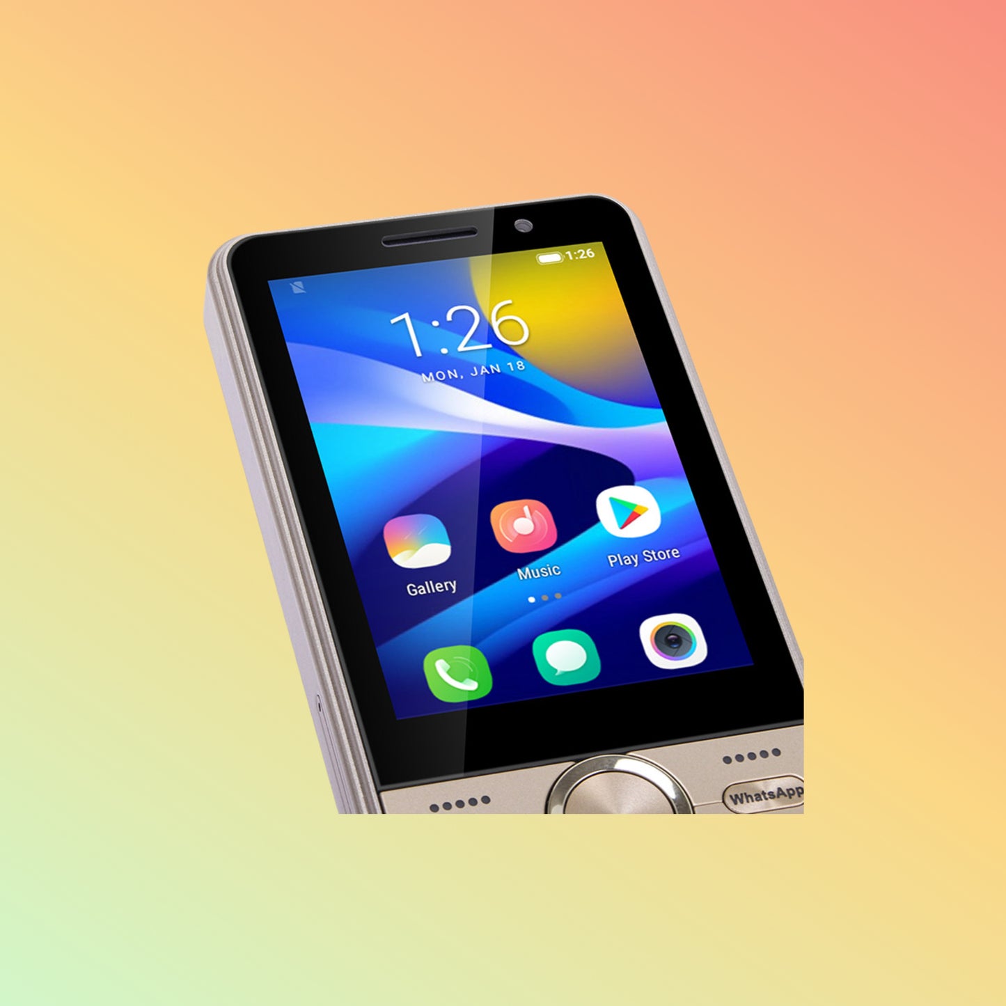 Uniwa A3501 3.5 Inch Touch Screen Dual SIM Card Android 4G Feature Phone