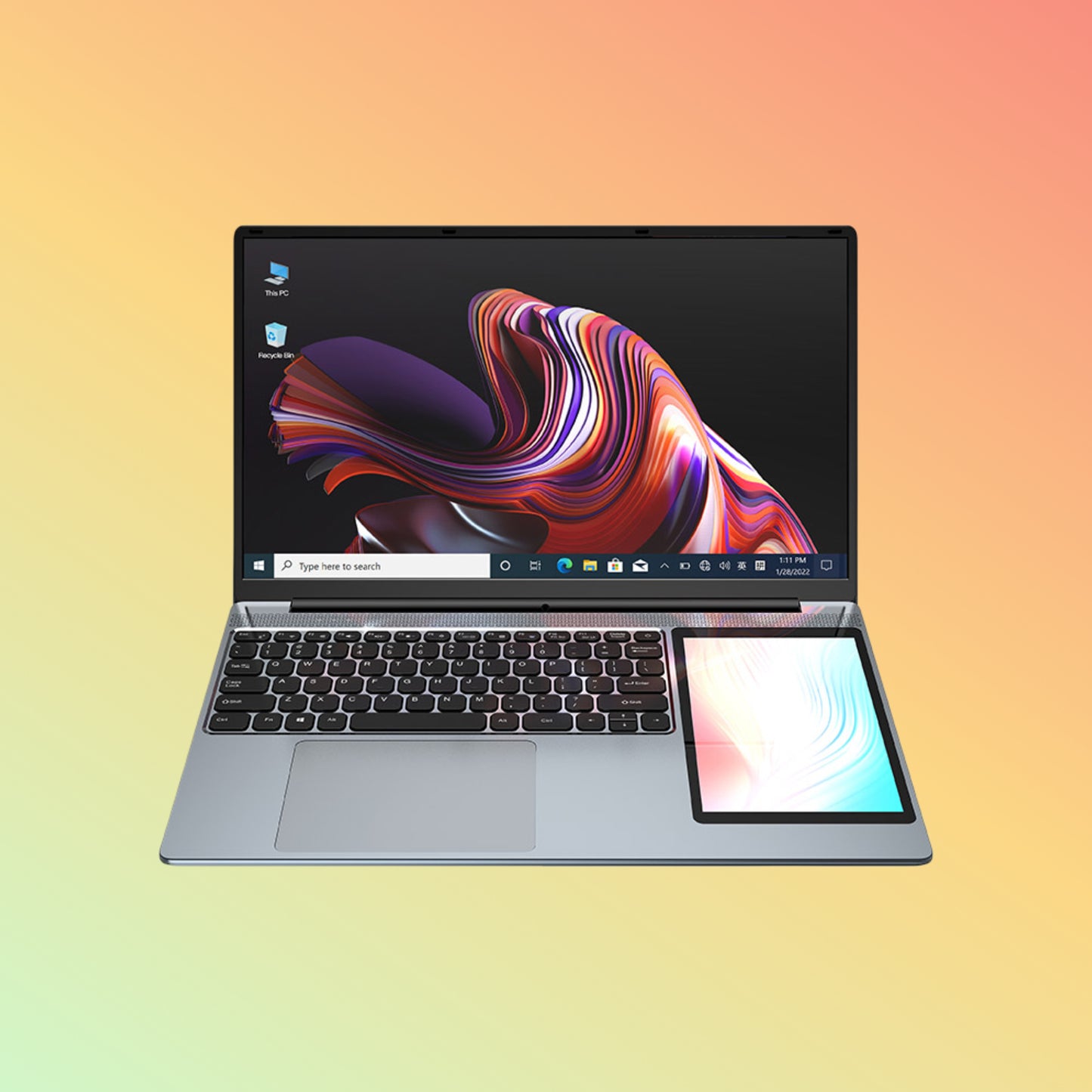 Uniwa Q15ZR Windows 11 15.6 Inch Intel N100 16GB RAM Dual Screen Laptop