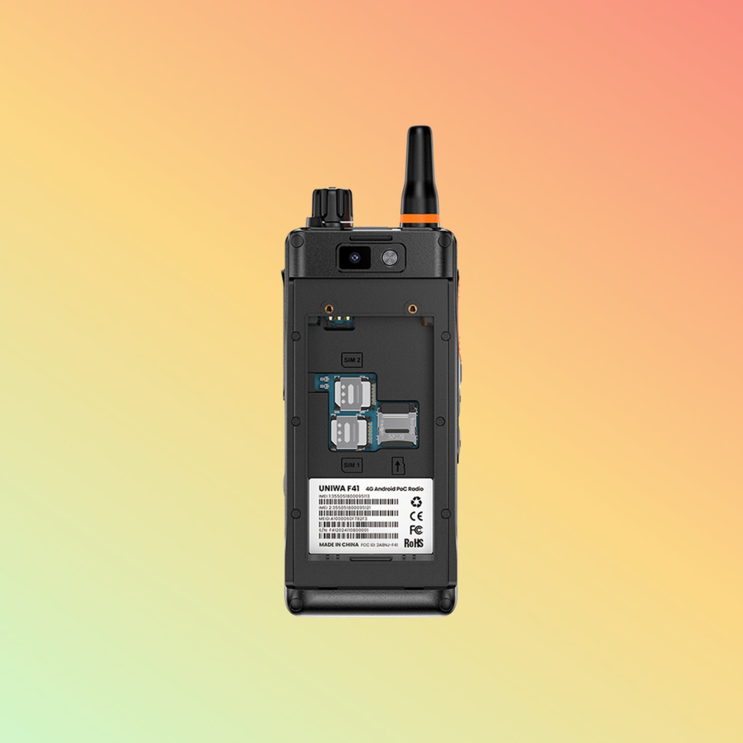 Uniwa F41 2.4’’ Long Range Global 4G Mobile Android PoC Zello Walkie Talkie