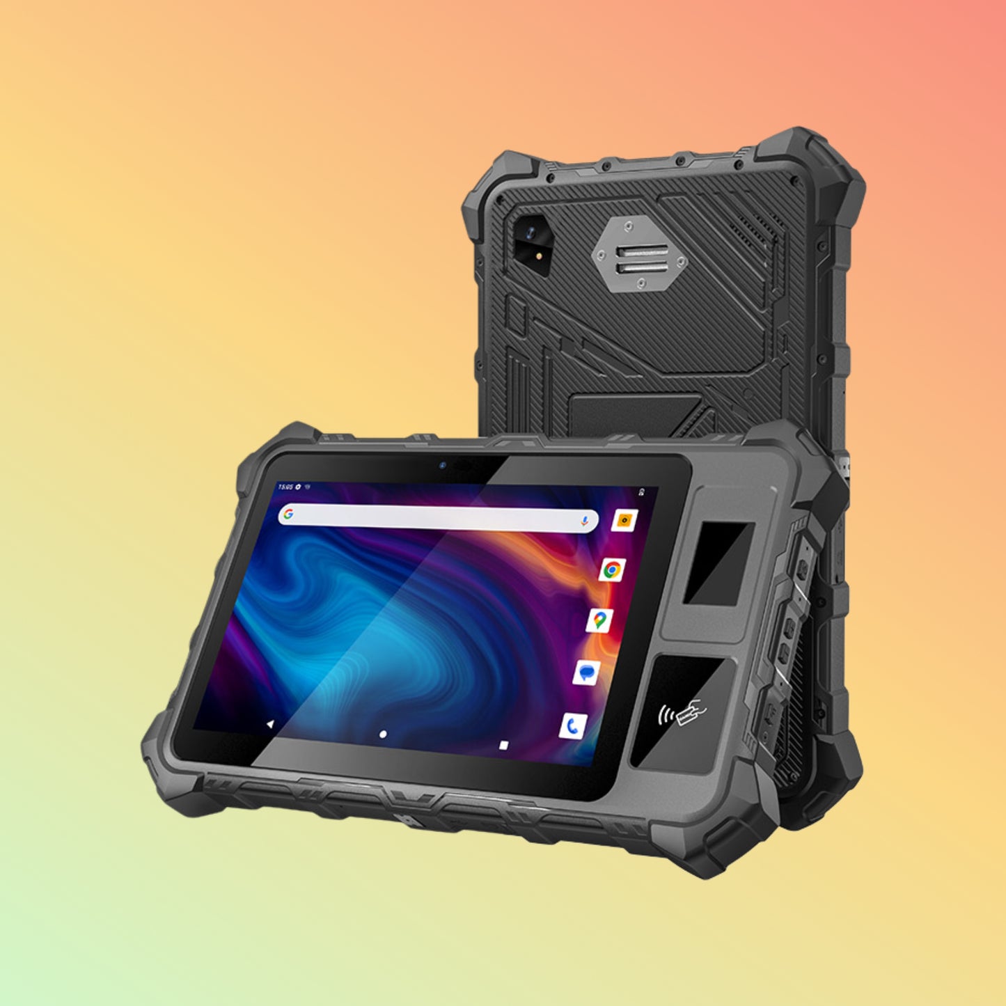 Uniwa  X819 8 Inch IP65 NFC Android Rugged Tablet with Smart Card or OCR Reader